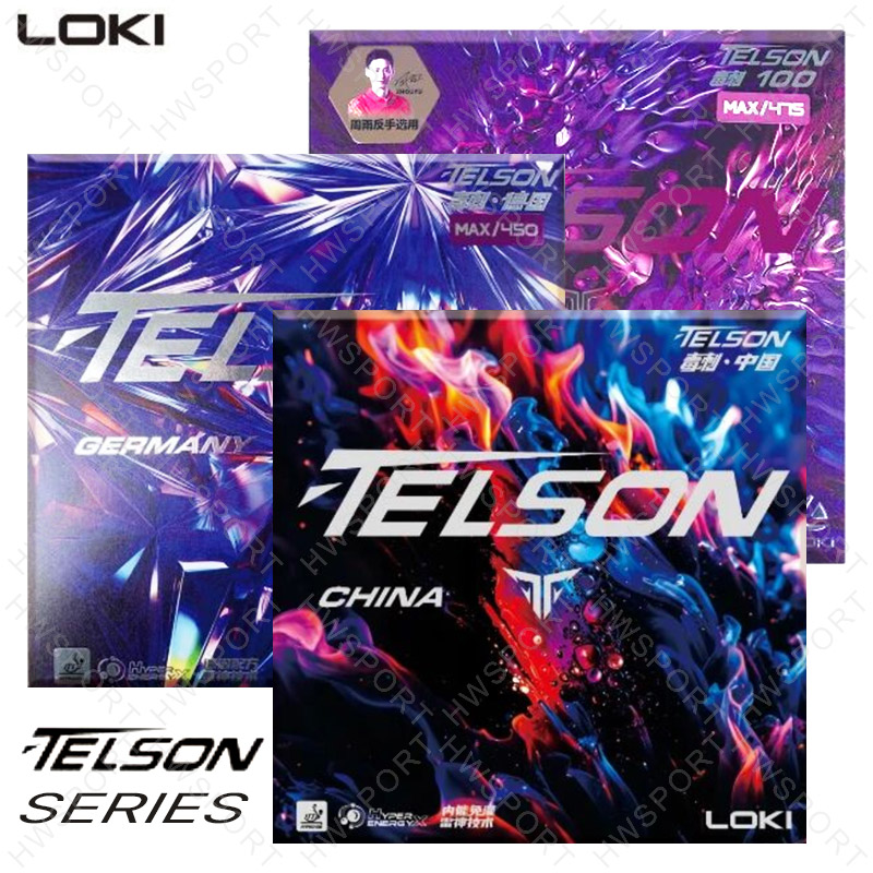Серия LOKI TELSON, резиновый т – обзор и цена Table Tennis Loki